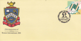 Australia 1988 200 Club 25th Anniversary Of E.S.A. Women International Souvenir Cover No.14 - Storia Postale