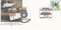 Australia 1988 200 Club 75th Anniversary Of The Royal Australian Naval Collee, Souvenir Cover No.10 - Lettres & Documents