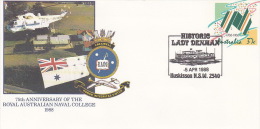 Australia 1988 200 Club 75th Anniversary Of The Royal Australian Naval Collee, Souvenir Cover No.10 - Storia Postale