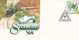 Australia 1988 200 Club Steam Fest'88, Souvenir Cover No.11 - Lettres & Documents