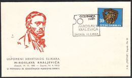 Yugoslavia 1963, Illustrated Cover "Miroslav Kraljevic", W./ Special Postmark "Zagreb", Ref.bbzg - Lettres & Documents