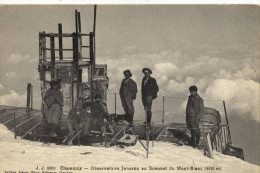 CPA  ( Observatoire B 11) CHAMONIX   AU SOMMET DU MONT BLANC  L Observatoire Janssen - Astronomie