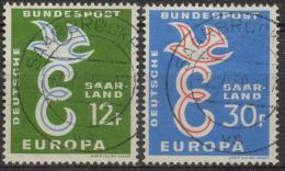 1958 Europa Mi 439-40 / Sc 317-8 / YT 421-2 Gestempelt / Oblitéré / Used - Gebruikt