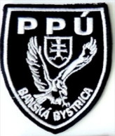 Police Slovaque - Slovakia, écussons Tissu-Patches, Service De Police De Veille Banská Bystrica, SWAT - RIOT Unit - Police