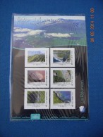 Collector 2013 Entre Ciel Et Terre ... LA REUNION - Feuillet De 6 Timbres Autocollants Lettre Verte 20g - Collectors