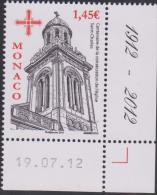 Monaco Mi 3102 Tower Of The Church Of St. Charles - 2012 * * - Other & Unclassified