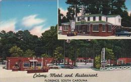 South Carolina Florence Colony Motel And  Restaurant - Florence