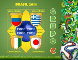 Guinea Bissau. 2014 Football. Brazil 2014. Group C. (303a) - 2014 – Brazil