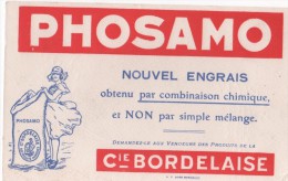 PHOSAMO   ( Buvard Nouvel Engrais )  Cie BORDELAISE - Farm