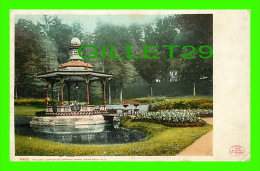 SARATOGA, NY - PACODA CONGRESS SPRING PARK - 1904 BY DETROIT PHOTOGRAPHIC CO - TRAVEL IN 1907 - UNDIVIDED BACK - - Saratoga Springs