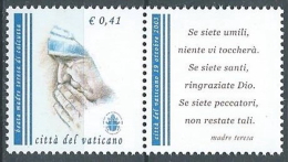 2003 VATICANO MADRE TERESA MNH ** - ED4 - Nuevos