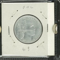 Numismatica: Repubblica Italiana - 5 Lire UVA - ANNO 1949 FDC - FIOR DI CONIO - 5 Lire