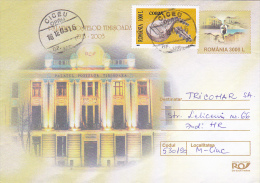 ARCHITECTURE, THE POSTAL PALACE TIMISOARA, POSTAL STATIONERY, 2003, ROMANIA - Briefe U. Dokumente