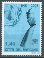 2008 VATICANO VISITA ONU MNH ** - ED - Ungebraucht