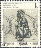 Chypre 1993. ~ YT 810 - Fonds Pour Les Réfugiés - Usati