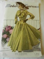 Magazine MODESet TRAVAUX  Mai 1948  Couverture Robe LANVIN - Lifestyle & Mode