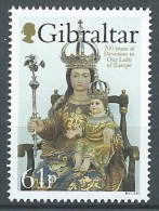 2009 GIBILTERRA CONGIUNTA VATICANO NOSTRA SIGNORA D'EUROPA MNH ** - ED - Ungebraucht