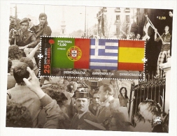 Portugal ** & Dimokratía, Democracy, Democracia, 25 De April Revolution 1974-2014 (6999) - Unused Stamps
