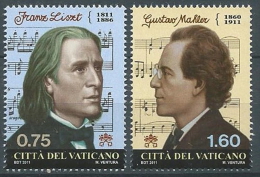 2011 VATICANO LISZT E MALER MNH ** - ED - Nuevos