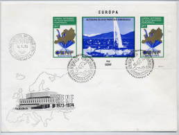 HUNGARY 1974 European Security Conference Block On FDC.  Michel Block 103A - FDC