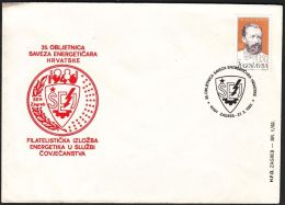 Yugoslavia 1982, Illustrated Cover "35 Years Alliances Energy Experts" W./ Special Postmark "Zagreb", Ref.bbzg - Covers & Documents