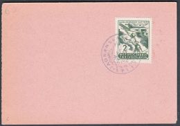 Yugoslavia 1950, Card W./ Special Postmark , Ref.bbzg - Lettres & Documents