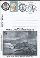 INTERNATIONAL POLAR YEAR, SAGASTYR STATION, SPECIAL POSTCARD, 2007, ROMANIA - International Polar Year