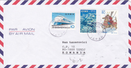 TRAIN, HORSE RIDER, STAMPS ON COVER, NICE FRANKING, 2000 - Storia Postale