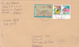 INTERNATIONAL LETTER WRITING WEEK, BEE ON FLOWER, STAMPS ON COVER, 2002 - Cartas & Documentos