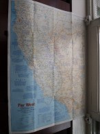 FAR WEST ( Supplement National Geographic ) Scale : 1,871,000 / 1984 ! - World