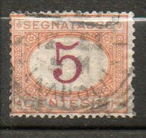 ITALIE   Taxe 5c Orange Carmin 1870-03 N°5 - Portomarken