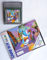 JEU NINTENDO GAME BOY Color - DONALD DUCK QUACK ATTACK  ?!  Avec Livret - Game Boy Color
