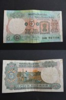 BILLET 5 RUPEES INDIA INDE - India