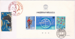 BIRDS, SEA, JAPANNESSE COSTUM, DOLPHIN POSTMARK - Covers & Documents