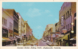 Kentucky Hopkinsville Main Street Business Section Looking North - Hopkinsville