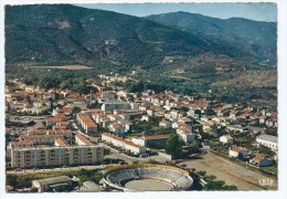 EM1806@ CPSM CERET, VUE AERIENNE, PYRENEES ORIENTALES 66 - Ceret