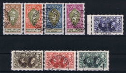 Liechtenstein: 1928 Mi Nr 82 - 89   Used, Signed/ Signé/signiert/ Approvato  Cv € 1000 - Usati