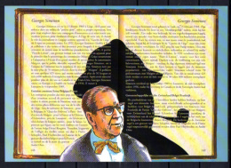 FDC, Georges Simenon, Carte Souvenir (2579 HK), Cote 32,50 € - 1991-2000