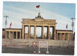 CPSM ALLEMAGNE  BERLIN   Brandenburger Tor Nach Dem 13 August 1961 - Porte De Brandebourg