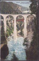 Disentis  Russein- Viadukt  Eisenbahn - Disentis/Mustér