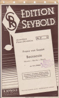 Partitions - Accordeon Piano-direction - Franz Von Suppé Boccaccio - S-U