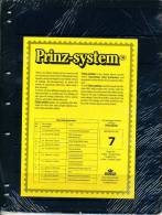 Prinz Single Side Stocksheets, 7 Strips Per Page, Pack Of 10 - Tarjetas De Almacenamiento