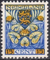 1926 Kinderzegel 15 + 3 Cent Geel En Blauw Postfris NVPH 202 - Ungebraucht