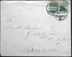 Denmark 1914 Letter To Bornholm.  Kjøbenhavn 2-10-1914  RØNNEN ( Lot 3321 ) - Lettres & Documents