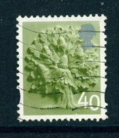 GREAT BRITAIN (ENGLAND)  -  2003+  Oak Tree  40p  Used As Scan - Engeland