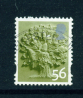 GREAT BRITAIN (ENGLAND)  -  2003+  Oak Tree  56p  Used As Scan - Engeland