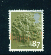 GREAT BRITAIN (ENGLAND)  -  2003+  Oak Tree  87p  Used As Scan - Engeland