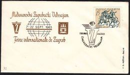 Yugoslavia 1963, Illustrated Cover "International Zagreb Fair"" W./ Special Postmark "Zagreb", Ref.bbzg - Covers & Documents