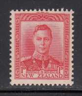 New Zealand MNH Scott #227 1p George VI - Ongebruikt