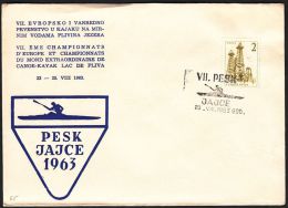 Yugoslavia 1963, Illustrated Cover "VII. PESK Jajce" W./ Special Postmark "Jajce", Ref.bbzg - Covers & Documents